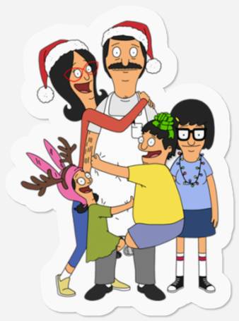 Discover Bobs Burgers Christmas Crusade Stickers