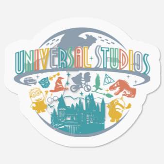 Discover Universal Studios  Stickers, Universal Studios 2023 Stickers