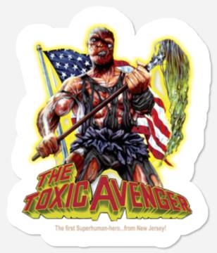 Discover Toxic Avenger Stickers, horror vibe Stickers