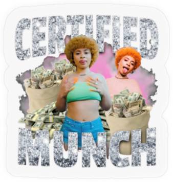 Discover Ice Spice Certified Munch Stickers