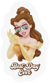 Discover Disney Princess Belle Stickers, Disney Princess Stickers