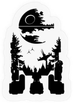 Discover Disney STAR WARS R2D2 Stickers