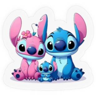Discover Lilo And Stitch , Stitch Angel , Lilo and Stitch , Funny Stitch, Disney Family Stickers