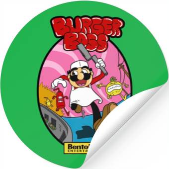 Discover Burger Boss - Bobs Burgers - Stickers