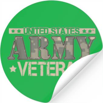 Discover Army Veteran Stickers
