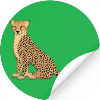 Discover Cheetah Stickers