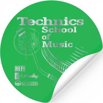 Discover old school technics Stickers