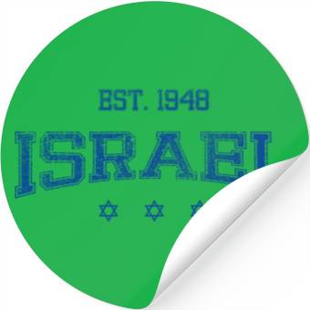 Discover Israel-blue Stickers