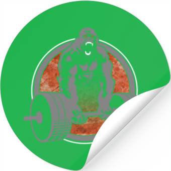 Discover Gorilla Lifting Weightlifting Stickers