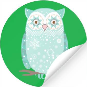 Discover A snow owl Stickers