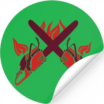 Discover chainsaw Stickers