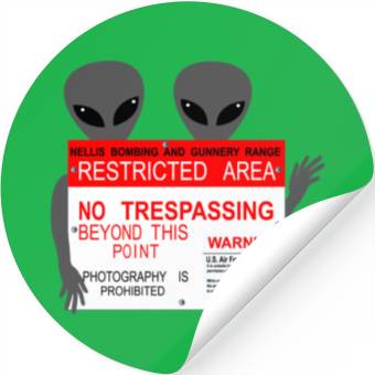Discover Greys Area 51 Stickers