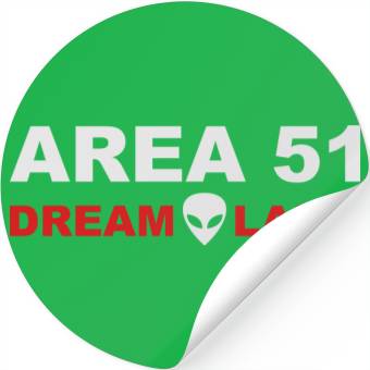 Discover Area 51 Dreamland Stickers