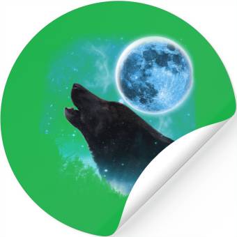 Discover Black Wolfs Skylight 3pxc Stickers