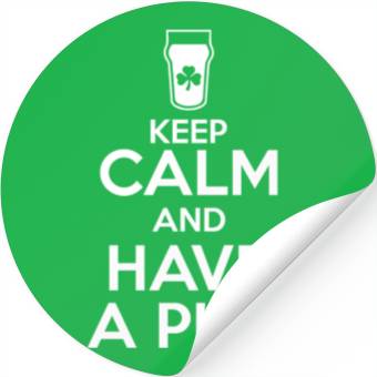 Discover Keep Calm - Pint Stickers