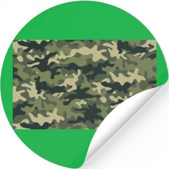 Discover Camouflage pattern green Stickers