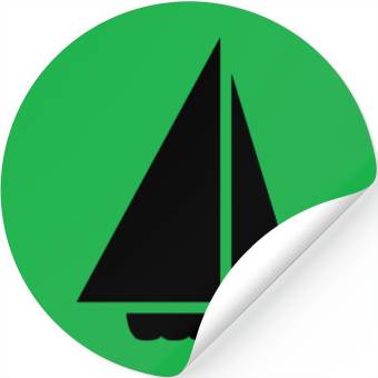 Discover Sail Boat Stickers