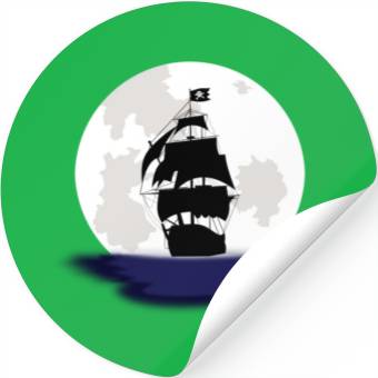 Discover Pirate Ship Stickers