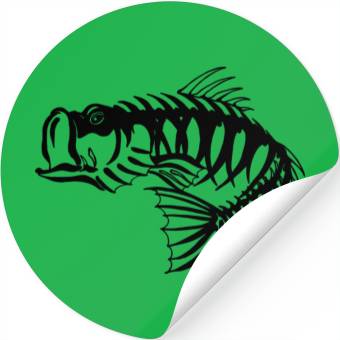 Discover fish tribal Stickers