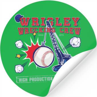 Discover Wrigley Wrecking Crew Stickers