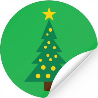 Discover Christmas tree Stickers