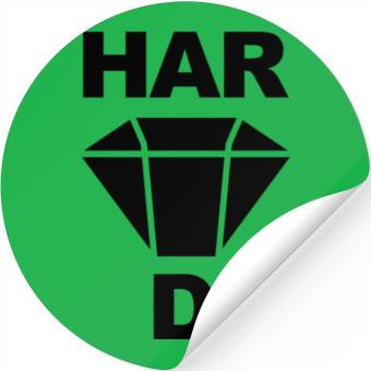 Discover Hard icon diamond Stickers