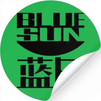 Discover Blue Sun Stickers