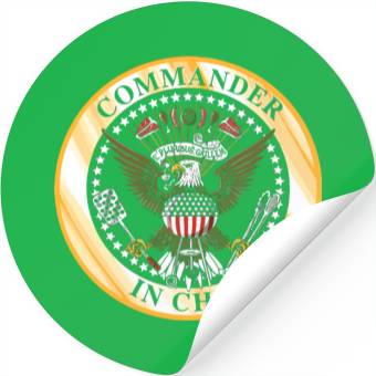 Discover Commander in Chef Stickers