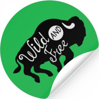 Discover Bison Wild West Stickers