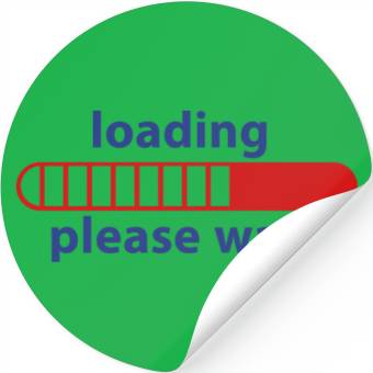 Discover Loading Please Wait New Technologies Icon 2c Sales Stickers