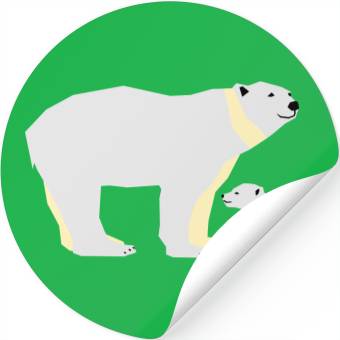 Discover Polar bear Stickers