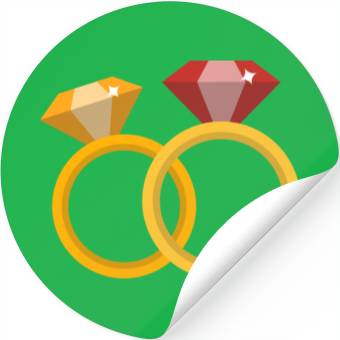 Discover Wedding Rings Stickers
