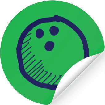 Discover bowling ball Stickers