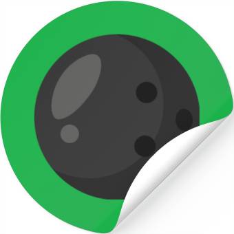 Discover bowling ball Stickers