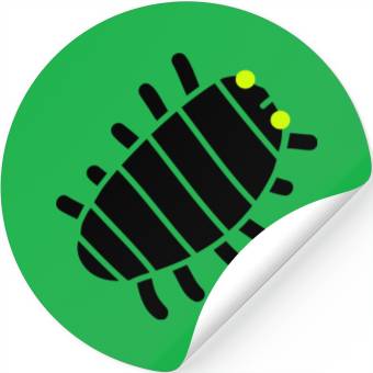 Discover Pill bug Stickers
