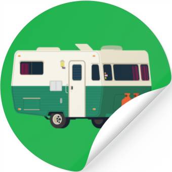 Discover camper Stickers