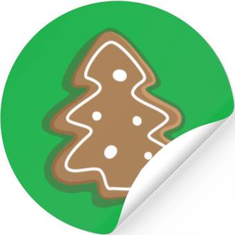 Discover Gingerbread cookie Stickers