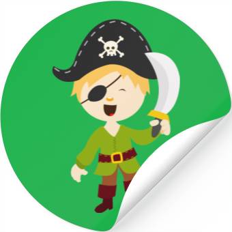 Discover Pirate Stickers