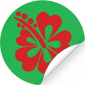 Discover Hibiscus Stickers
