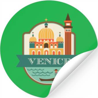 Discover venice italy Stickers