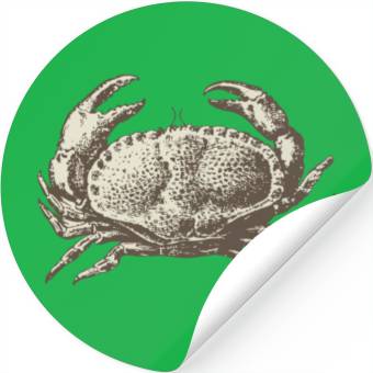 Discover crab Stickers
