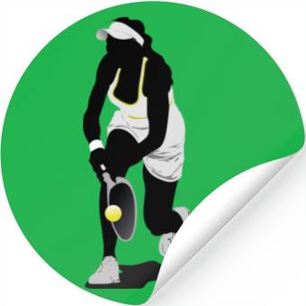 Discover tennis player Stickers