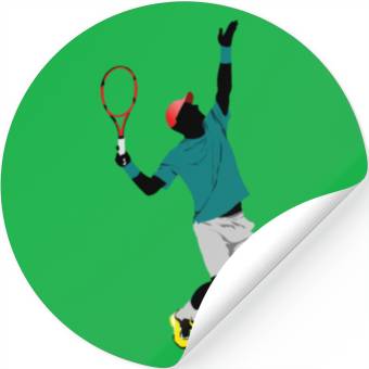 Discover tennis player Stickers