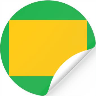 Discover "Yellow Square" design Stickers
