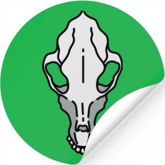 Discover goat skull Stickers