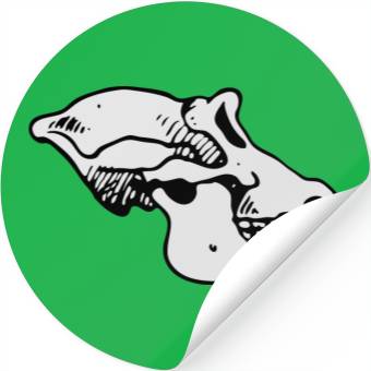 Discover ape skull Stickers
