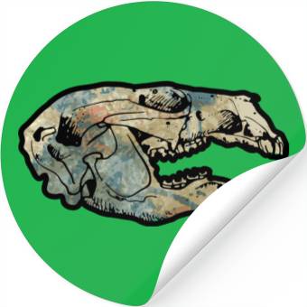 Discover donkey skull Stickers