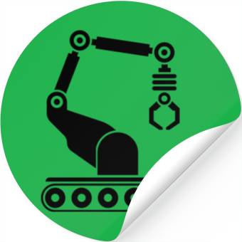 Discover robot arm Stickers