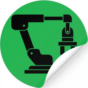 Discover robot arm Stickers