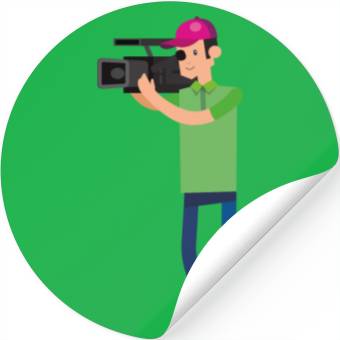 Discover Movie camera Stickers